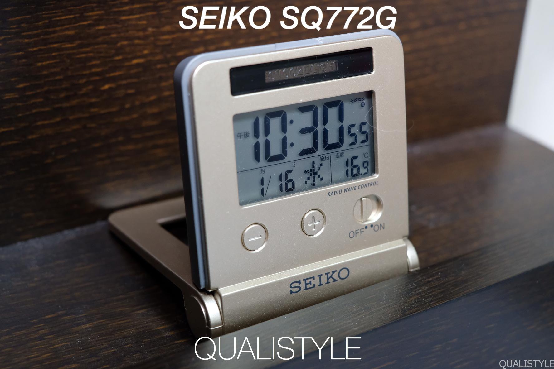893円 【お気に入り】 SEIKO セイコー 目覚し時計 SQ772G